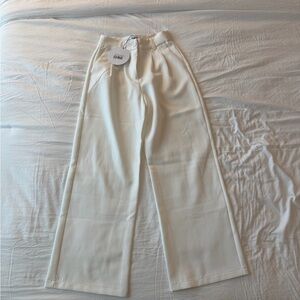 Princess Polly White Archer Trouser